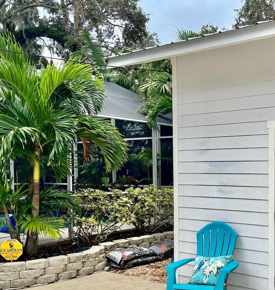 Coastal Cabana Front Door Entrance