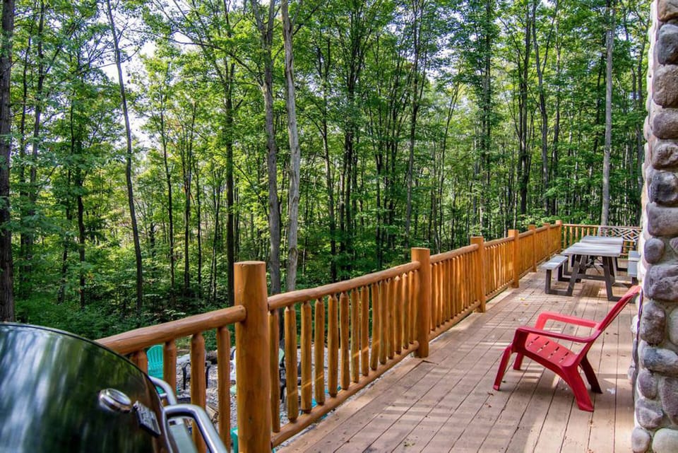 Deck view by grill