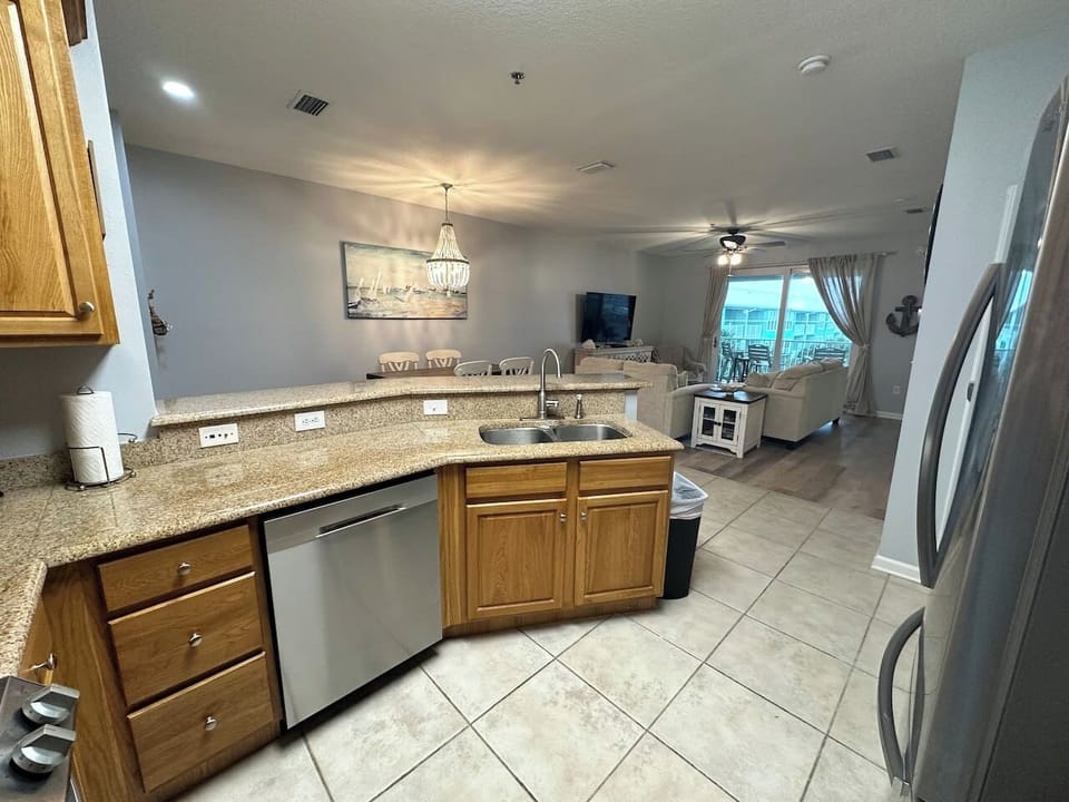 Fully Stocked Kitchen; full kitchen with new appliances