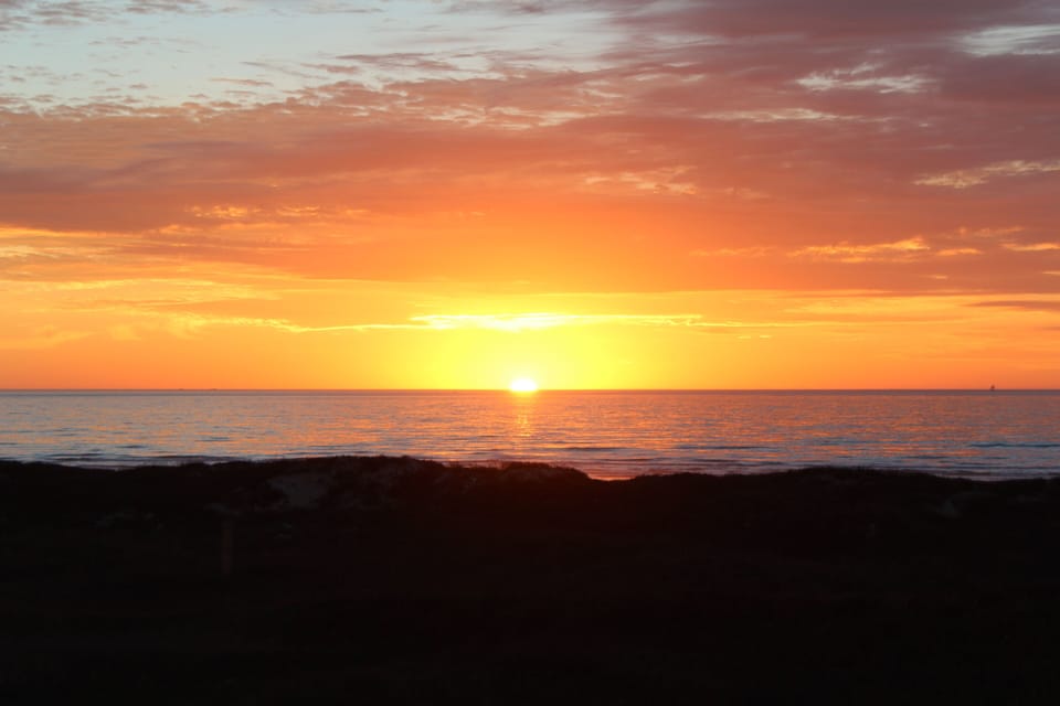Taking in the sunrise from the Balcony a beautiful start to another awesome day.