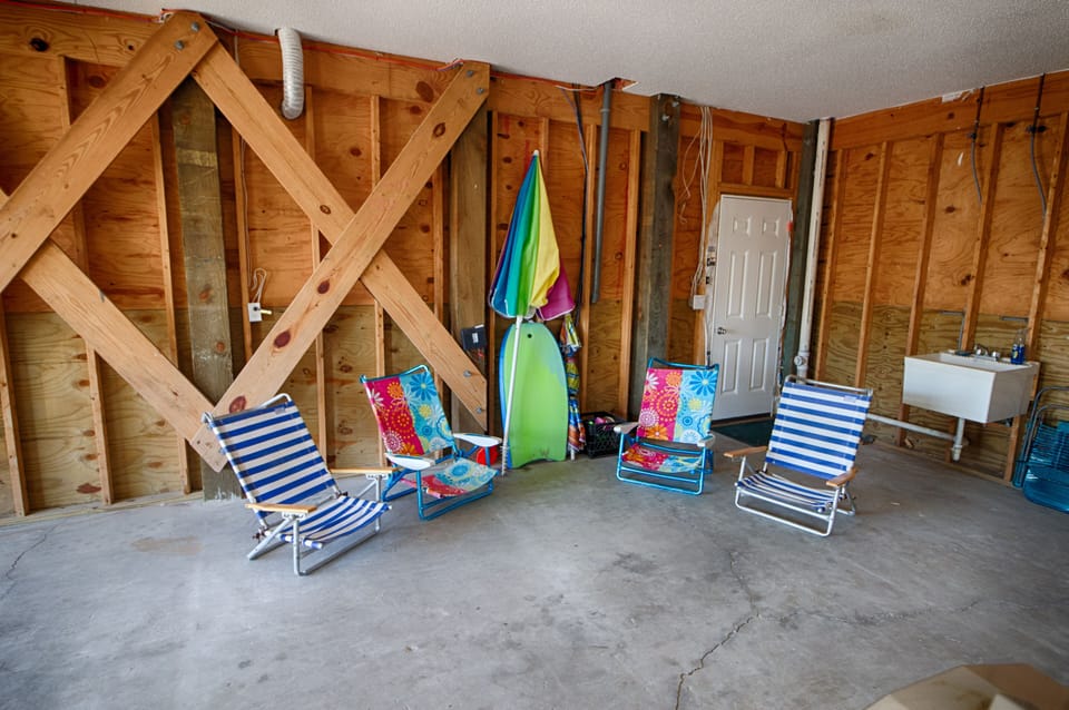 Guests are welcome to use the beach chairs and items