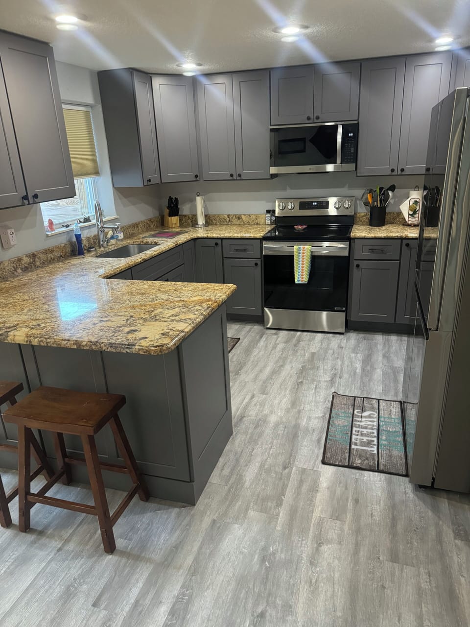 Fully stocked Modern kitchen