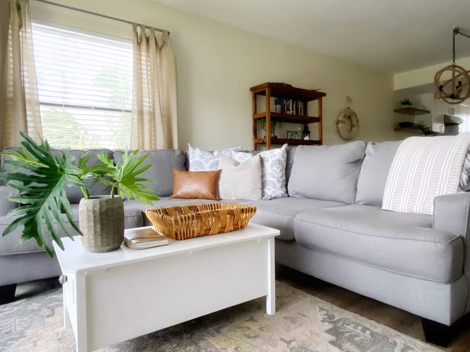 Sectional to fit the whole family! 