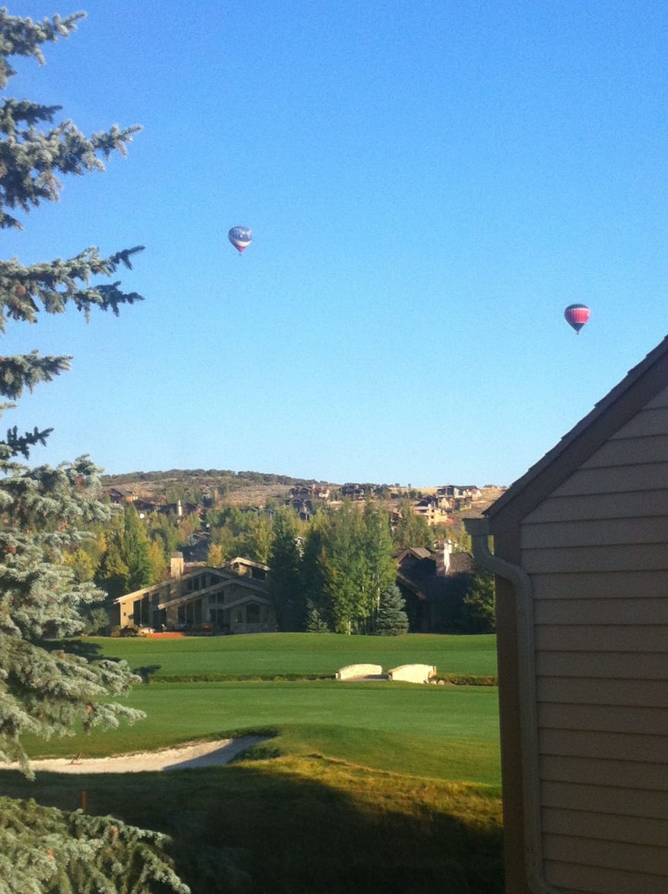 View from third floor bedroom window.