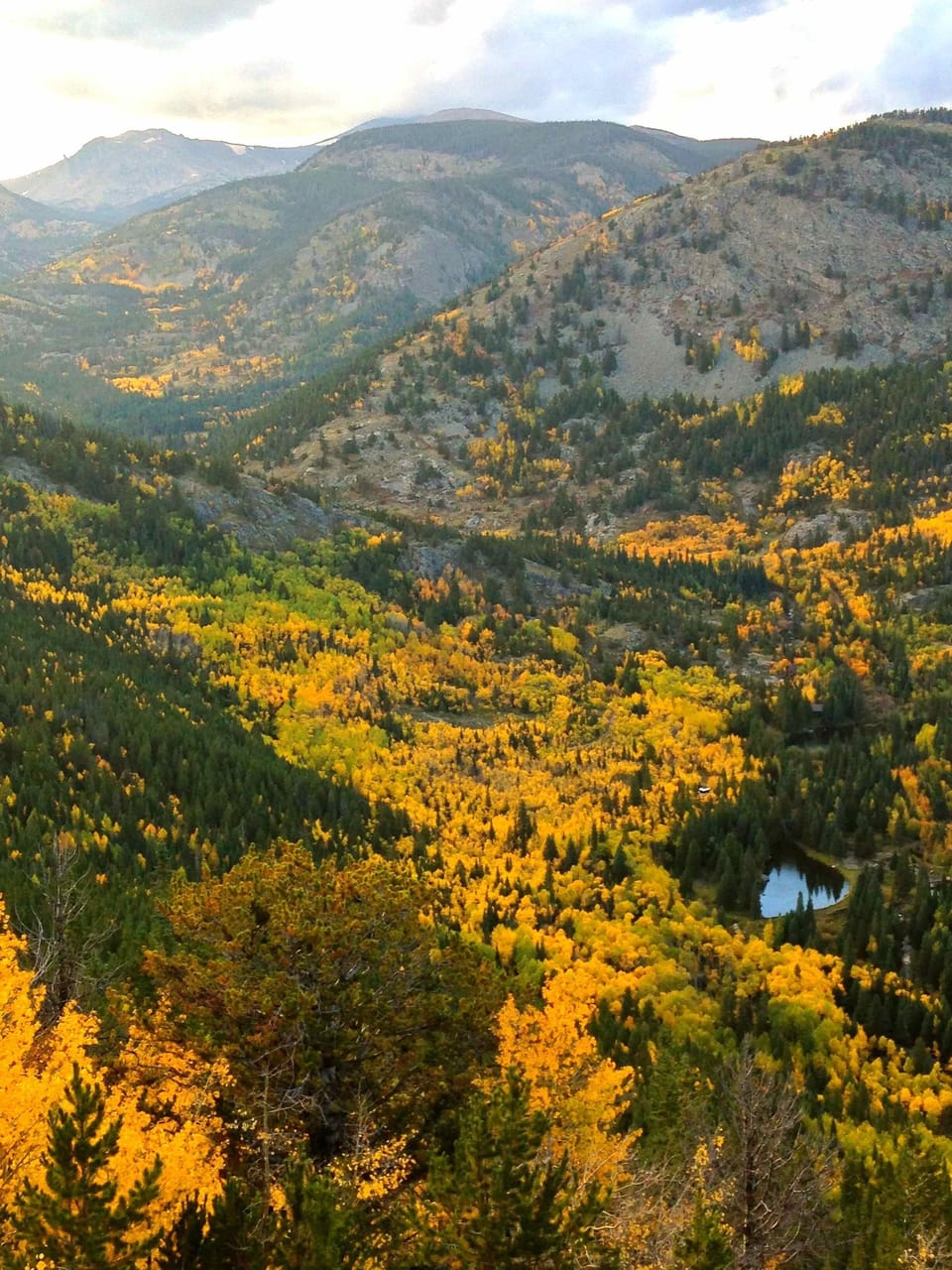Nearby Eldora valley view, looking towards the Indian Peaks Wilderness