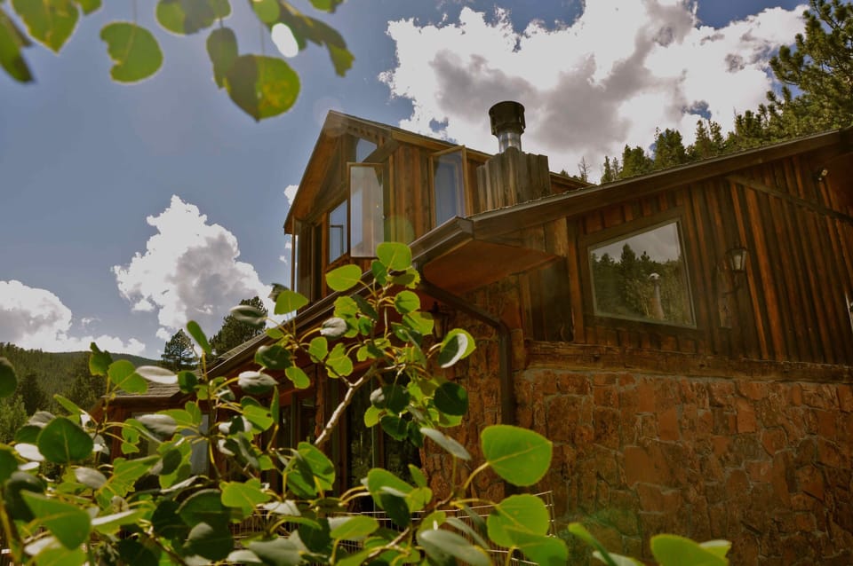 house front from deck