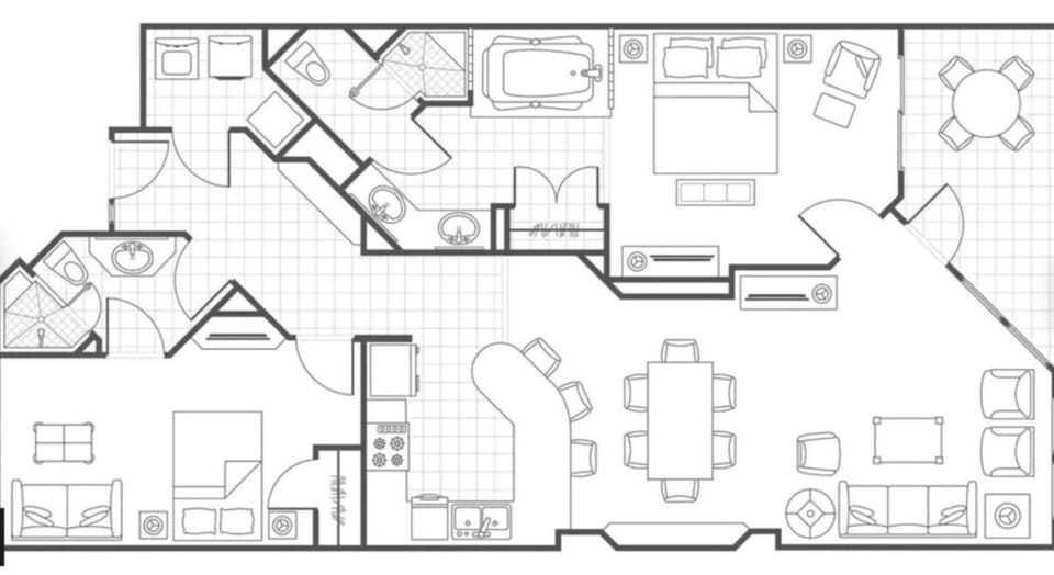 Two Bedroom Floor plan