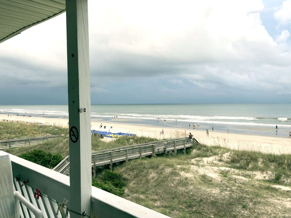 Walkway to beach - looking North from balcony