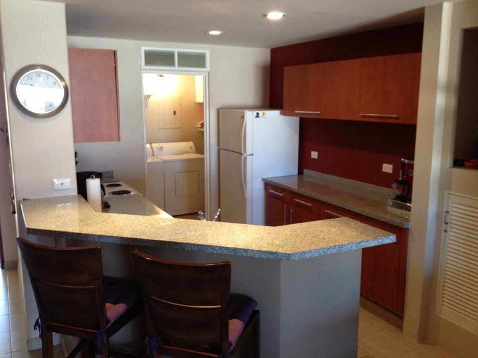 Nicely equipped kitchen