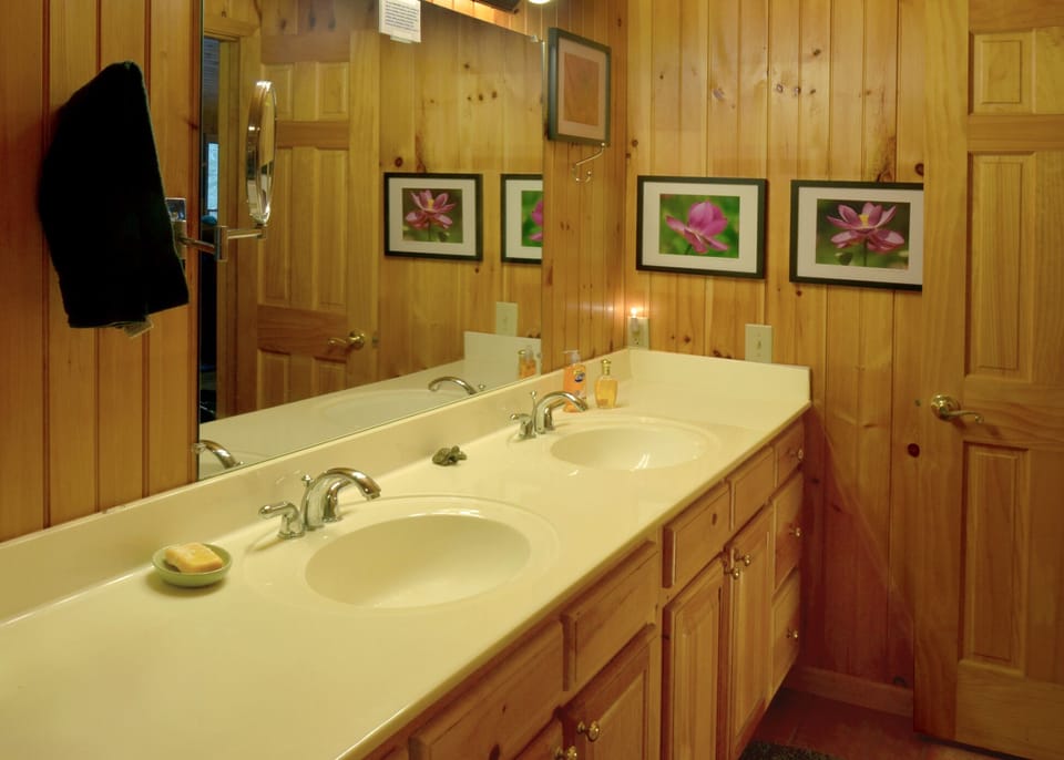 Upstairs bath view 2