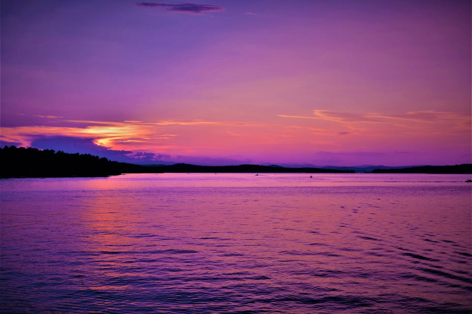 Sunset on Long Lake, Naples Maine
