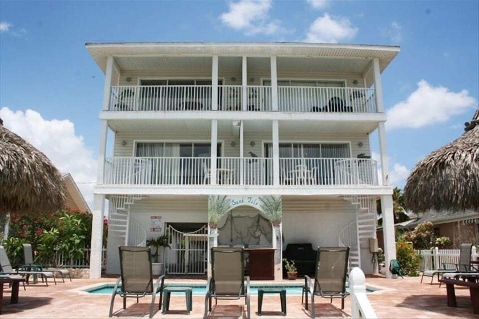 For your beachfront celebrations! Unit is on the left 1st floor above ground