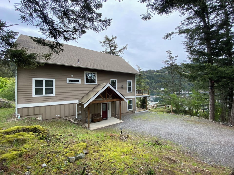 front of the house and parking 