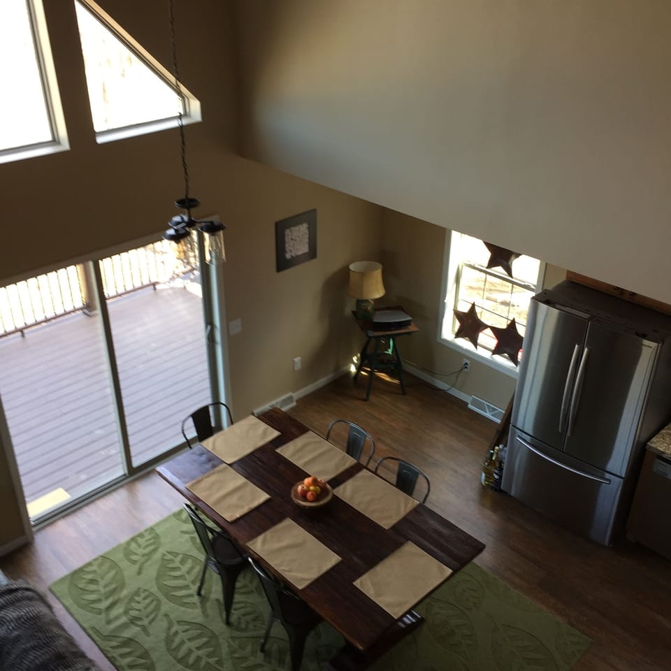 Dining area-loft view