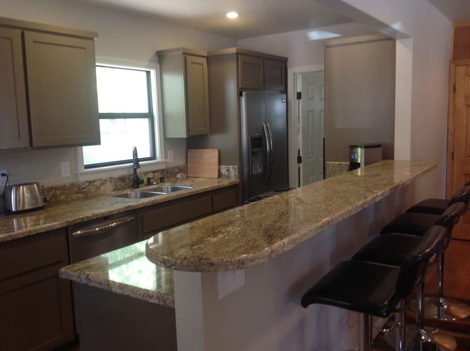Brand new kitchen with all granite