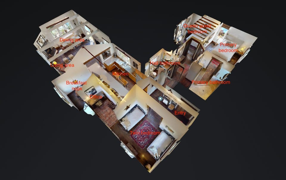 Main house doll house view