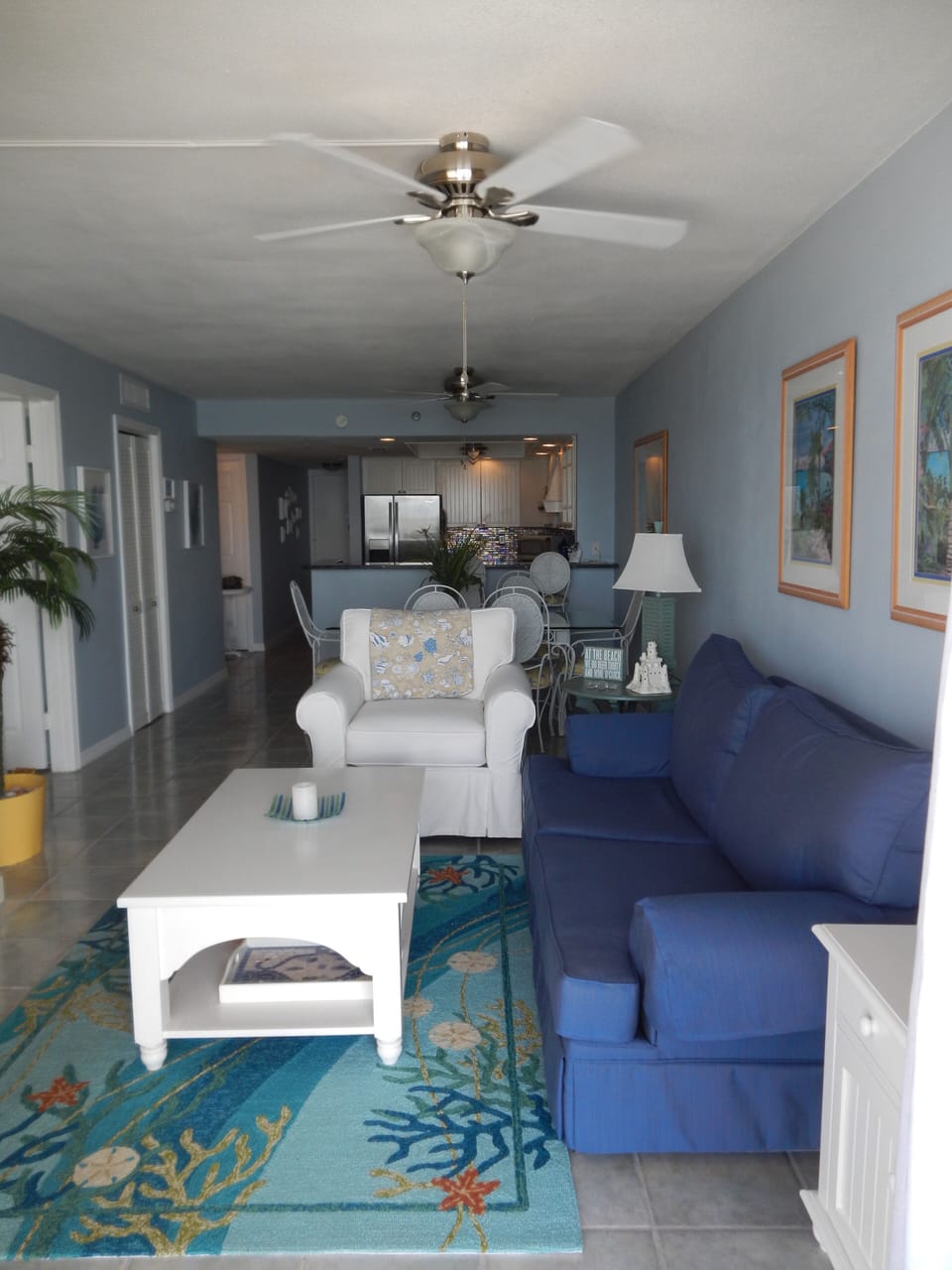 view from balcony into unit