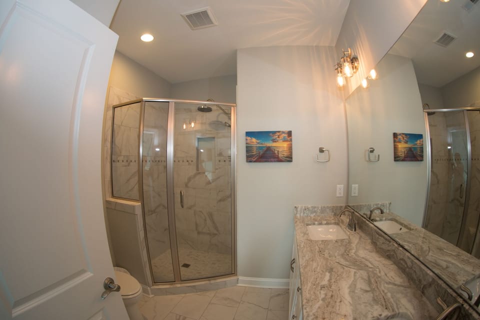 Master Bath with Rain Showerhead