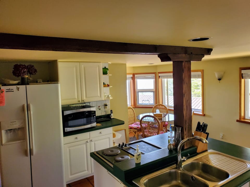 Our kitchen is fully eqipped, just bring your groceries.
