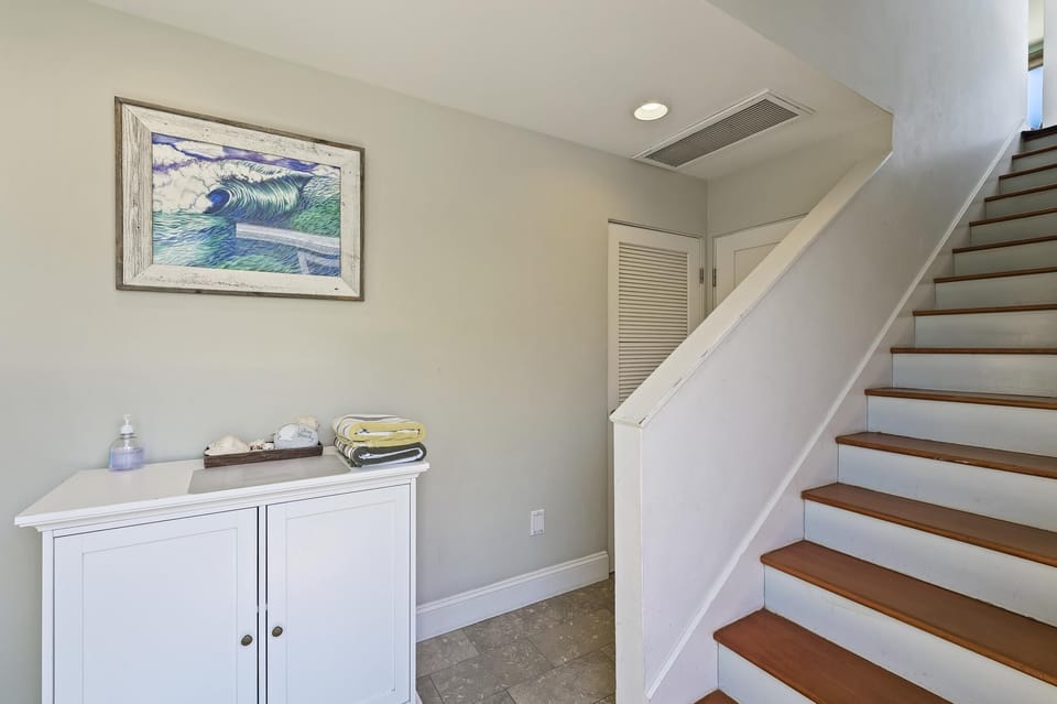 Foyer area and stairs toward second story  Great Room.