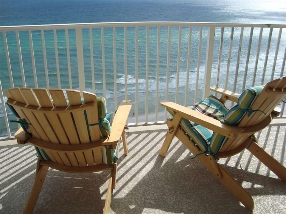 Amazing view from oversized 271 sq. foot balcony.