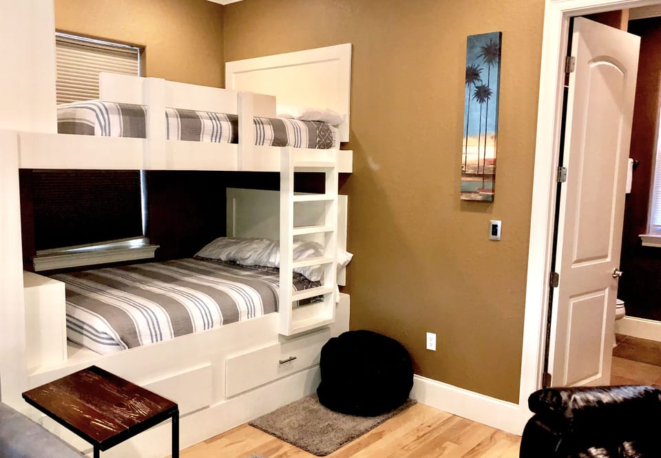 Guest House bunk beds. Full size mattress