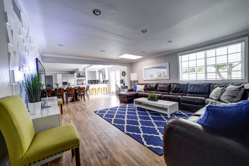 Great room is over 800 square feet...space for the whole family!