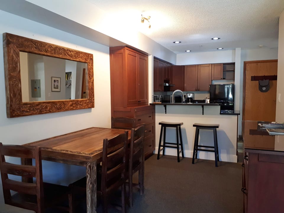 Handmade dining table and chairs. 