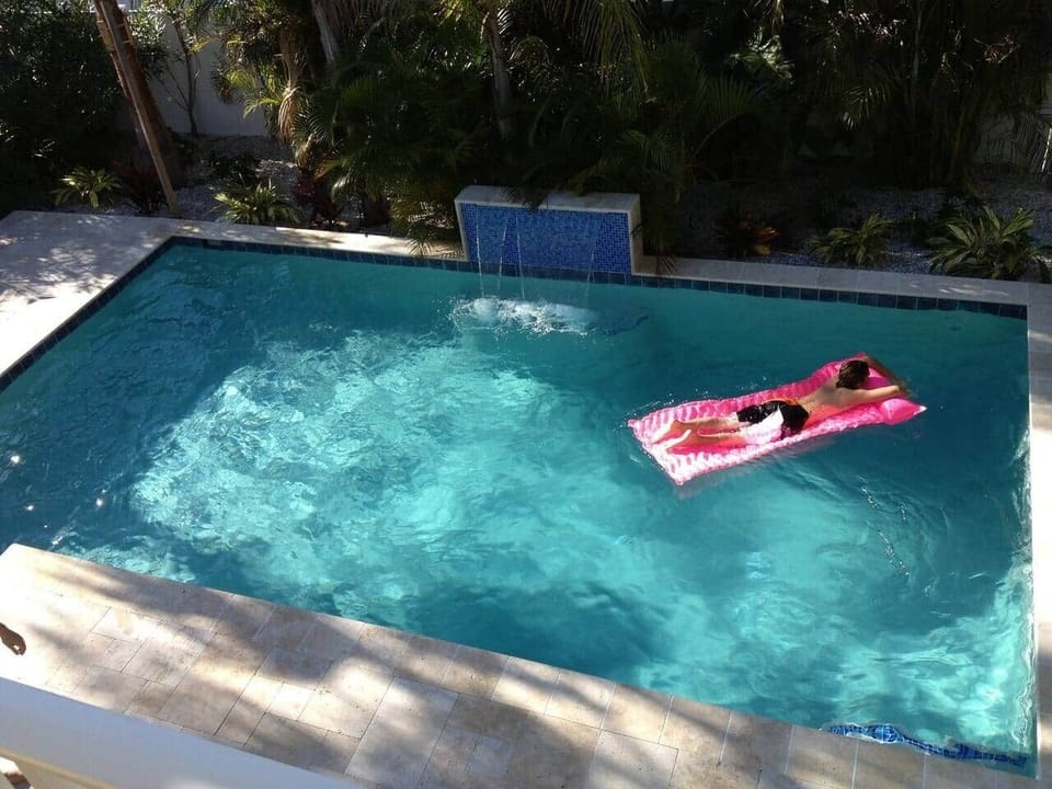 Pool large enough to swim