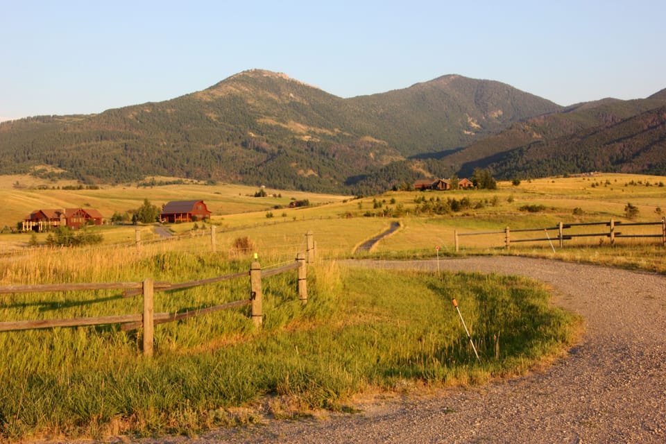 Watch hawks soar overhead, elk graze near the barn & deer drink from the pond.