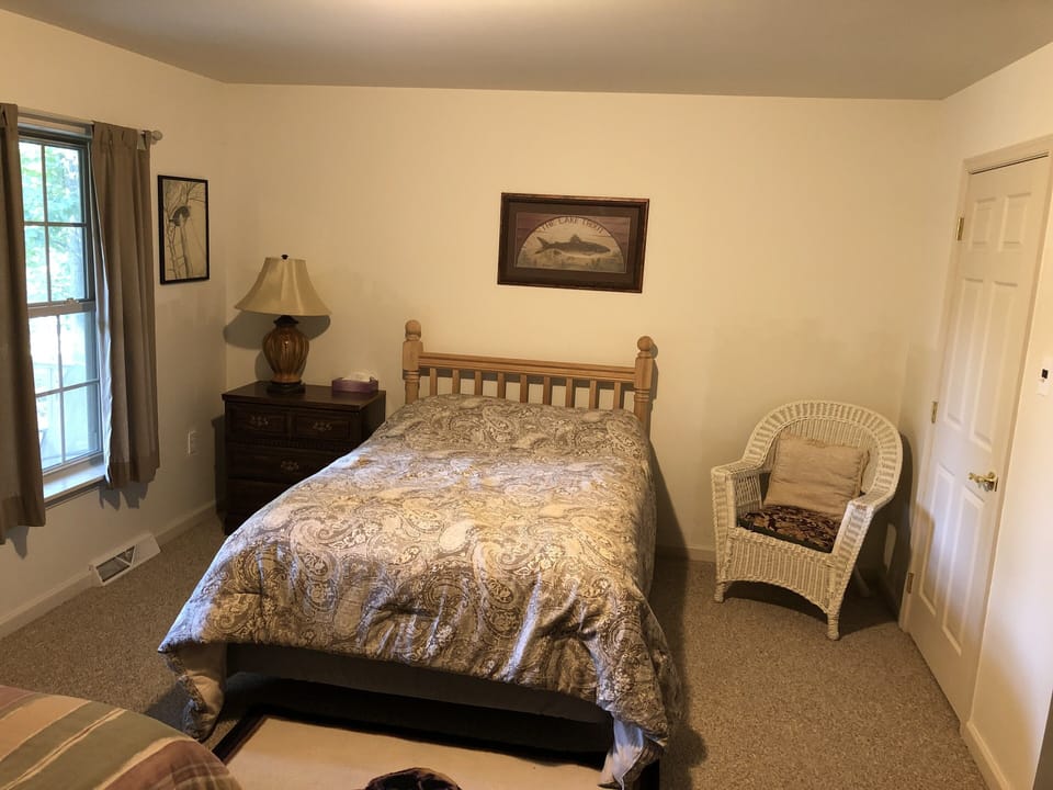 Third Bedroom on first floor
2 double beds (in the same room)
with 1 twin bed 