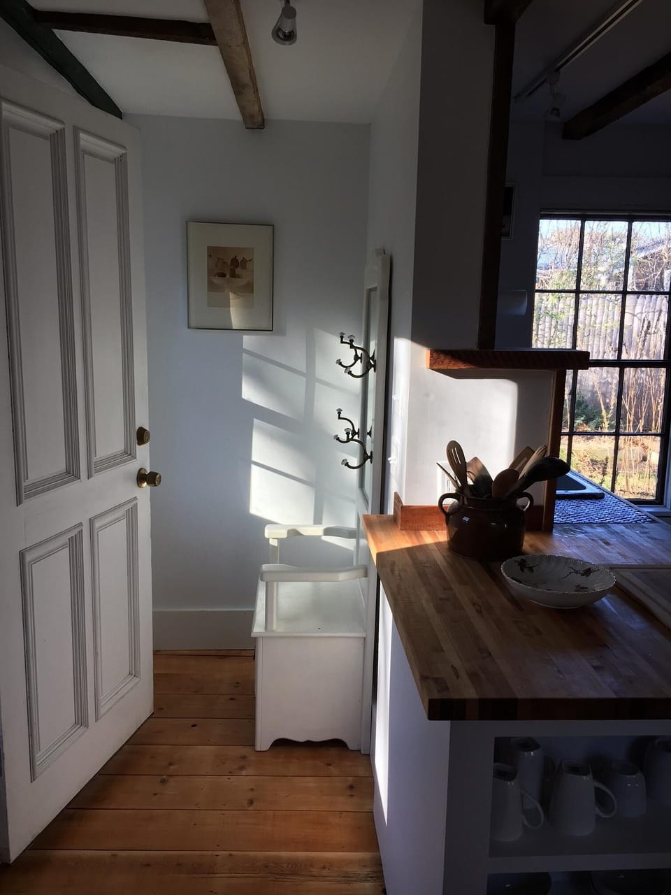 kitchen/ rear door