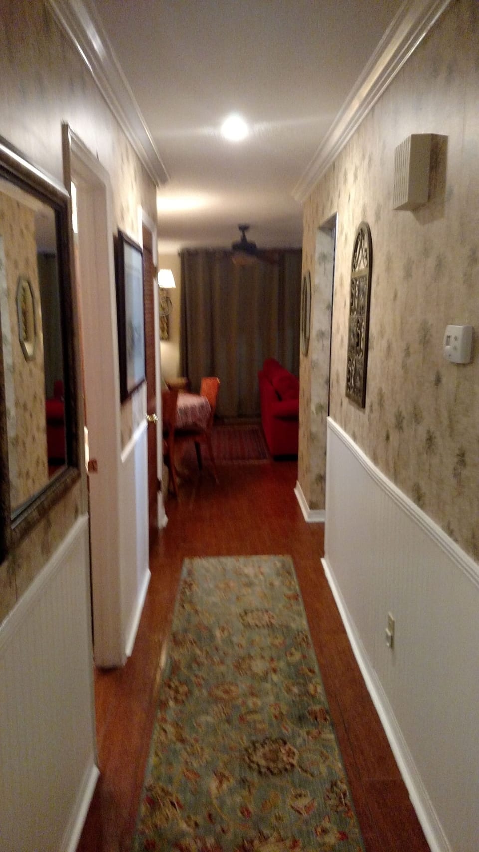 Hall view toward living area