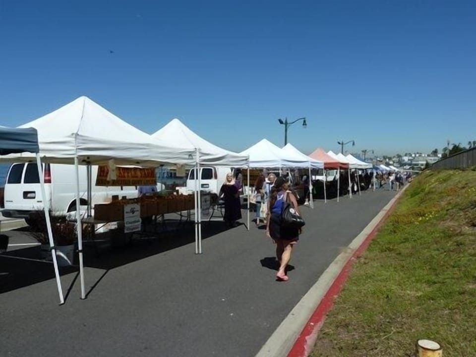 Farmers Market at the Pier- great fresh organic produce…..