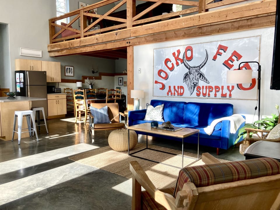 As you walk in the front door...
