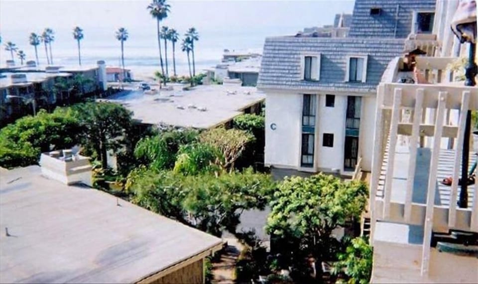 View from lower private balcony