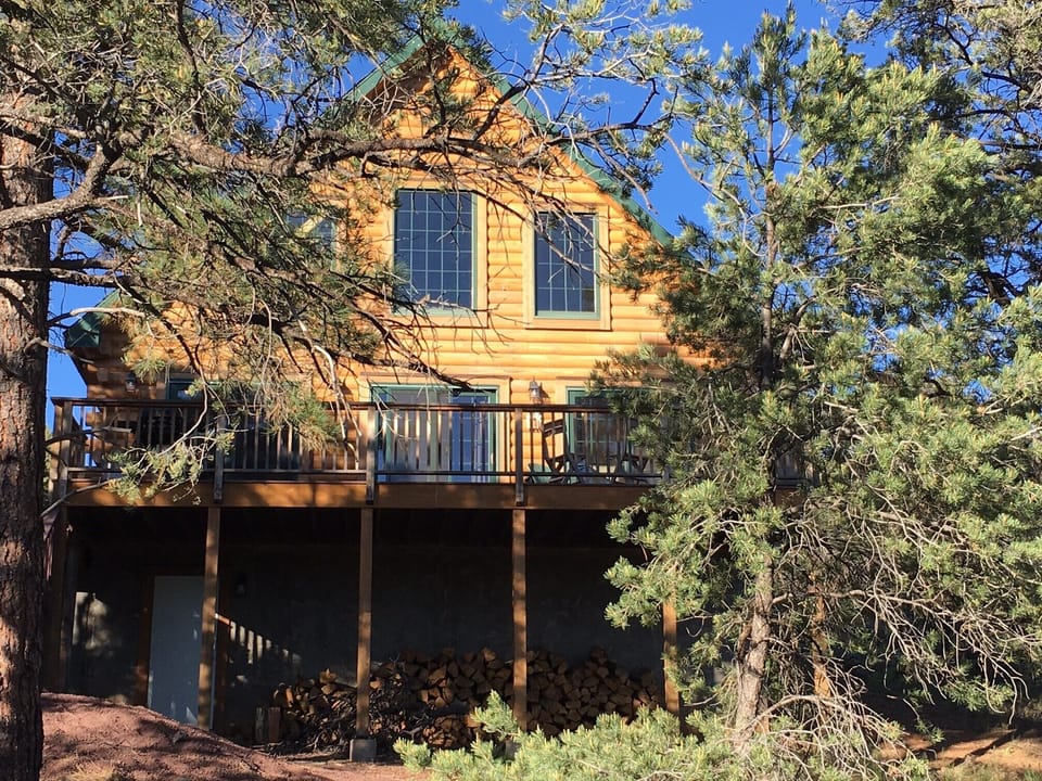 Extra wood under the deck. Extra parking on lower level of driveway. 