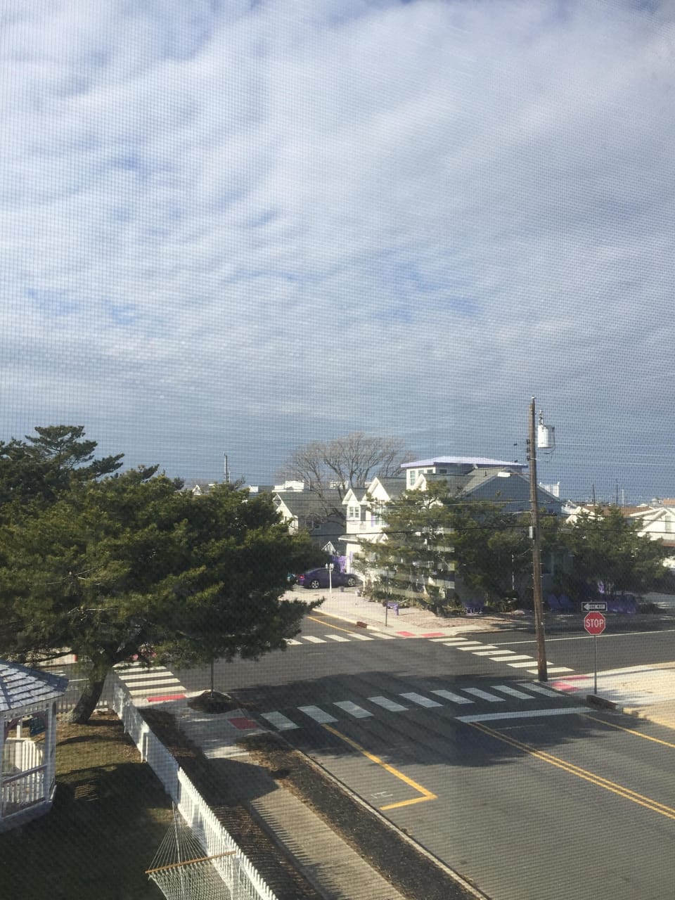 Photo from the second floor bedroom towards the bay, One Queen bed in this room.
