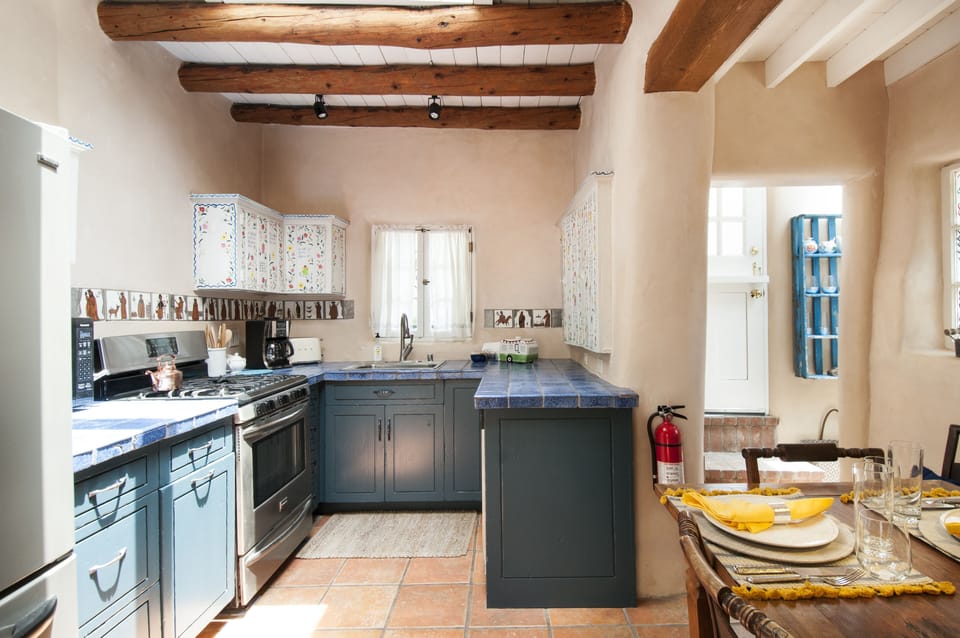 Kitchen with wonderful natural light 