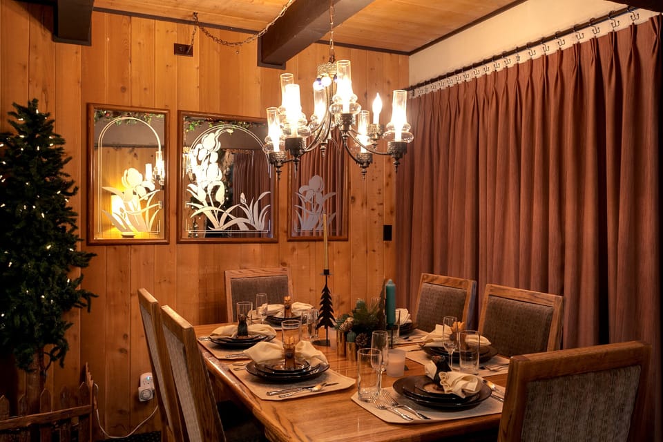 Dining Room Table - we provide you with the amenities for a Festive Dinner