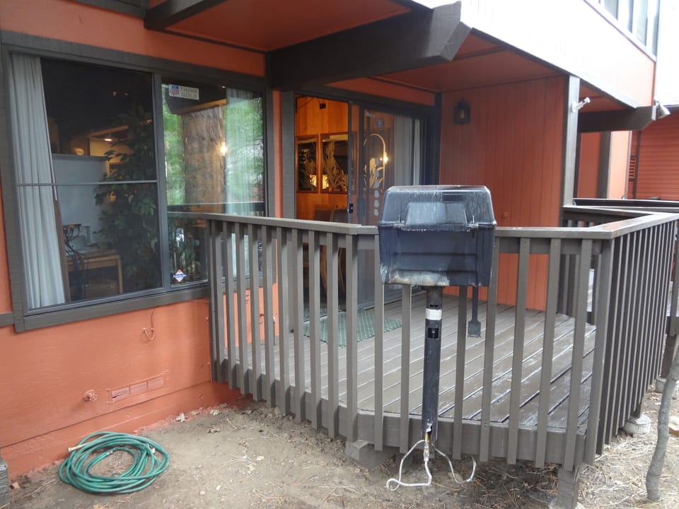 Patio with Gas BBQ Grill