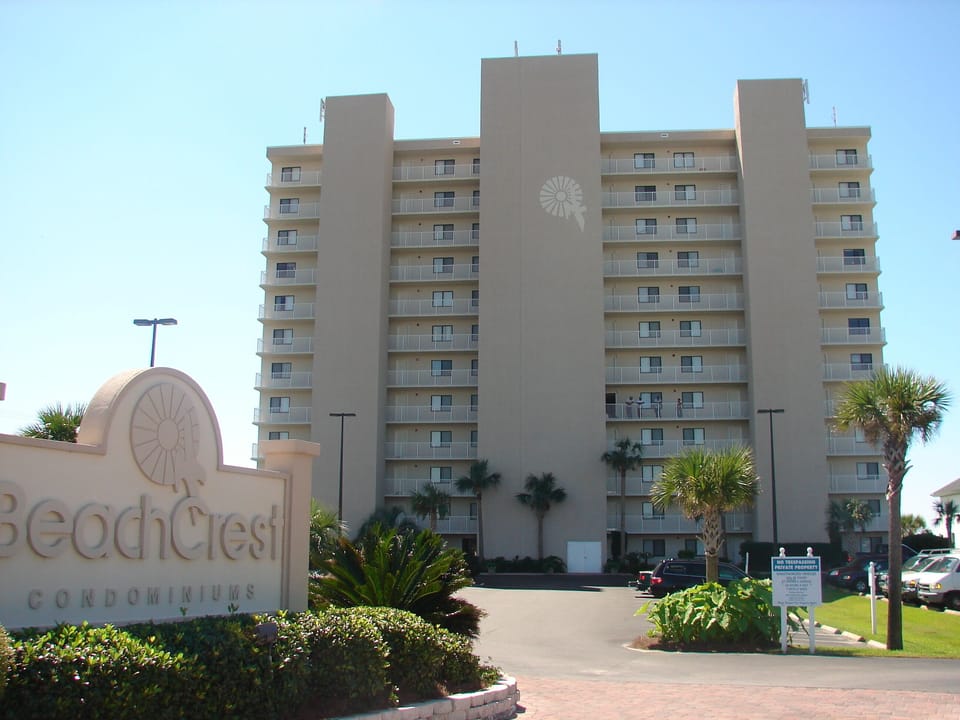 front of building 