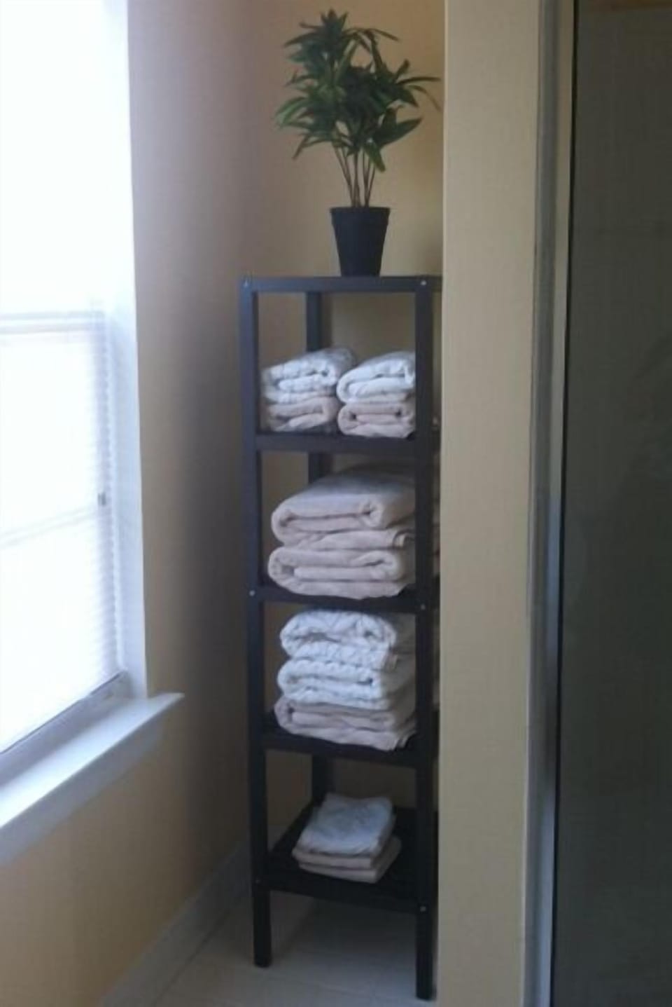 Towels and linens provided