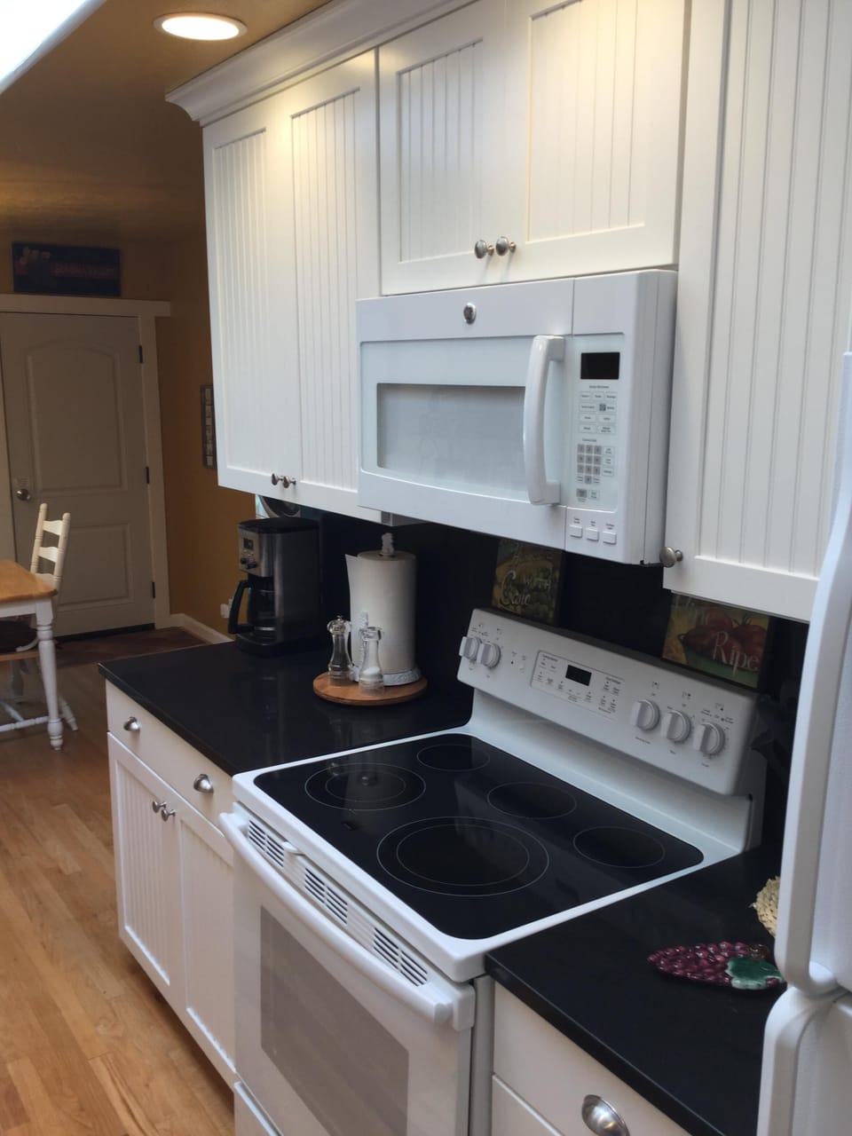 Brand new appliances during kitchen remodel