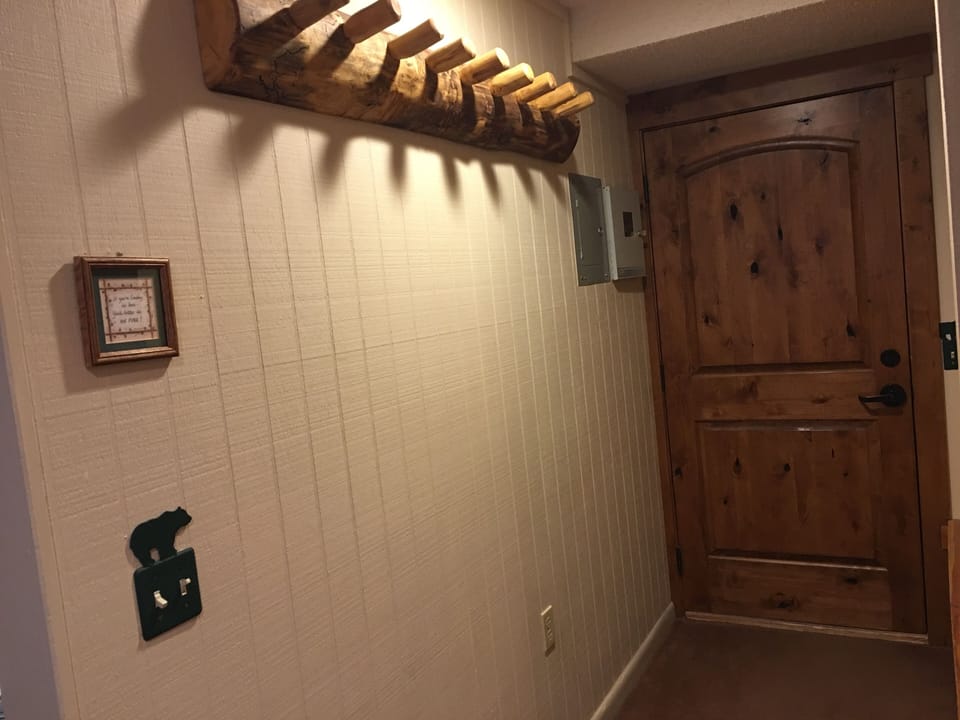 Plenty of places to hang your clothes