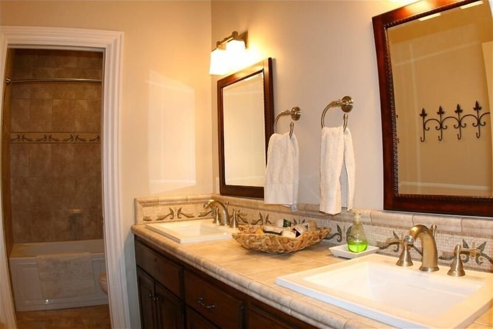 One of two identical Lower Bathrooms