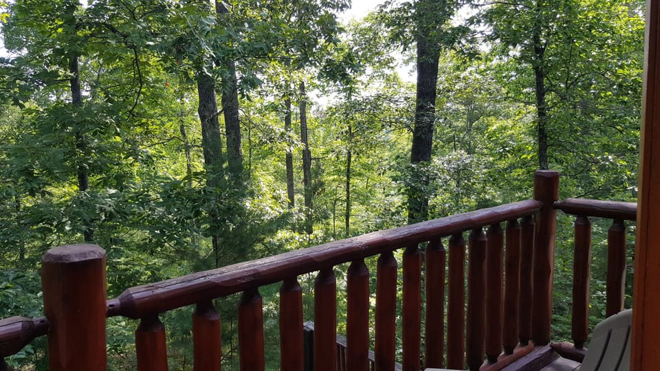 View from the loft balcony