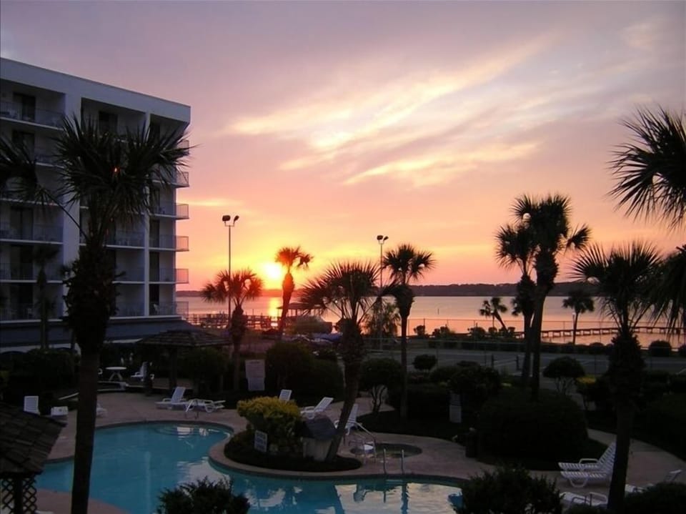 Sunset view from our unit, awesome!