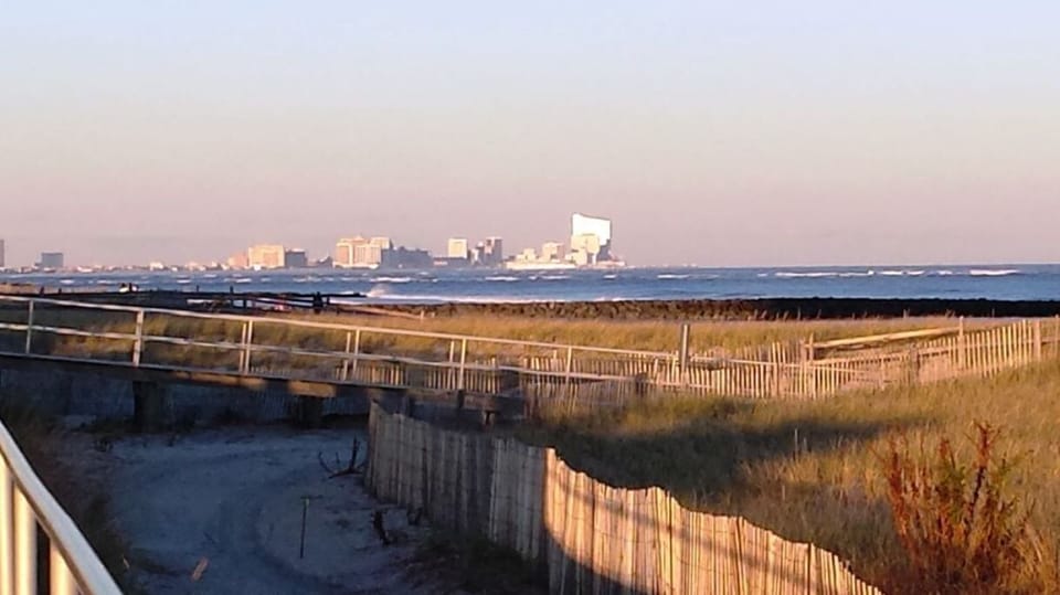 Looking north from our beach...