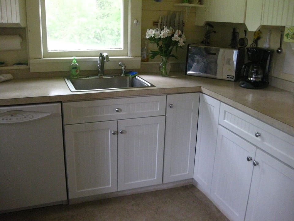 Igloo Cottage Kitchen sink and cabinets-upgraded 2007